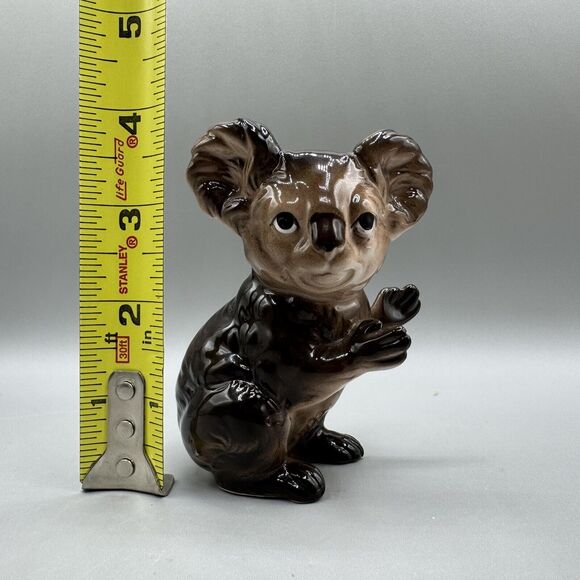 Vintage Norcrest Japan Miniature Koala Bear Figurine Ceramic w/ Sticker - Picture 7 of 8